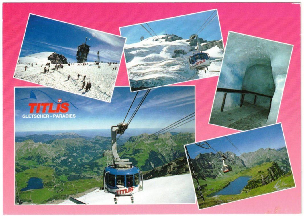 Cartoline postali: Engelberg - 5 Bild AK Titlis – Usato da Binningen venduto da Mountainrider