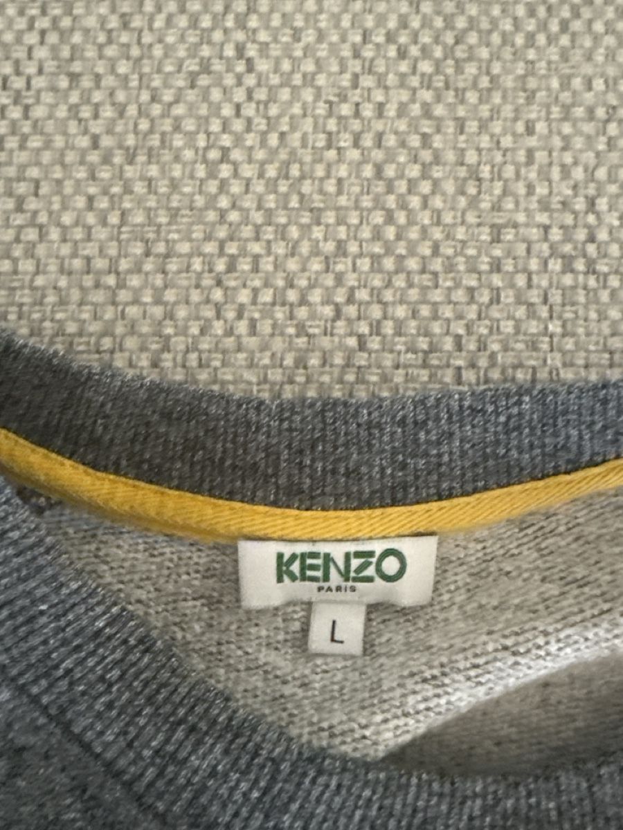 Kenzo Pullover & Sweatshirts: Herren Pullover KENZO PARIS grau Grösse L neuwertig – Gebraucht aus Horw von 6048horw 2