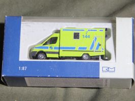 Mercedes Benz Sprinter Sanität 144, M 1:87, Rietze Nr. 61664
