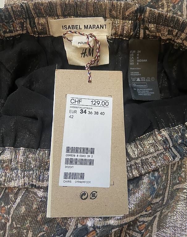 Isabel Marant Pantaloni: Isabel Marant x H&M Hose Grösse 34 – Usato da Basel venduto da lafleur2663 3
