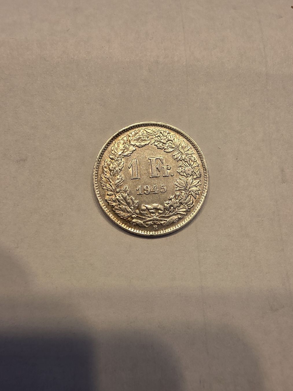 Alle Münzen: pièce argent 1chf 1945 – Gebraucht aus Fribourg von yan_z5fr