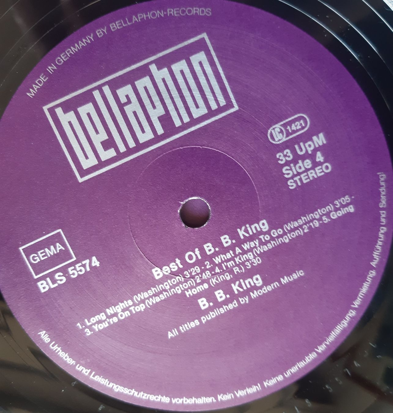 Vinyles: B.B.KING: BEST OF – D'occasion à Frick par kyb_yq8h 3