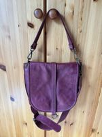Borsa a tracolla in pelle bordeaux