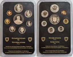 Schweiz EIDGENOSSENSCHAFT Münzsatz 1991 KMS CHF 8,86 RAR! st