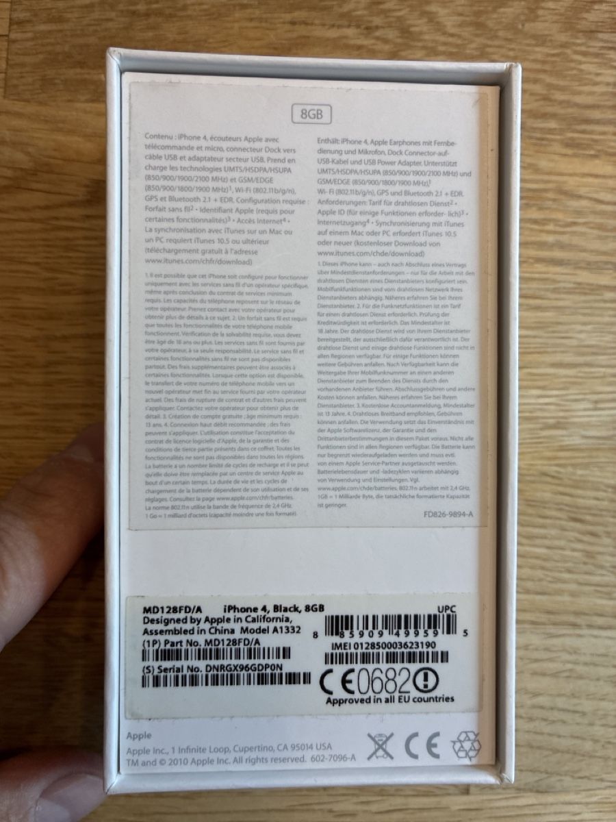 Apple Telefoni cellulari / Smartphones: iPhone 4 Packungen  – Usato da Oberrindal venduto da Darmando 1