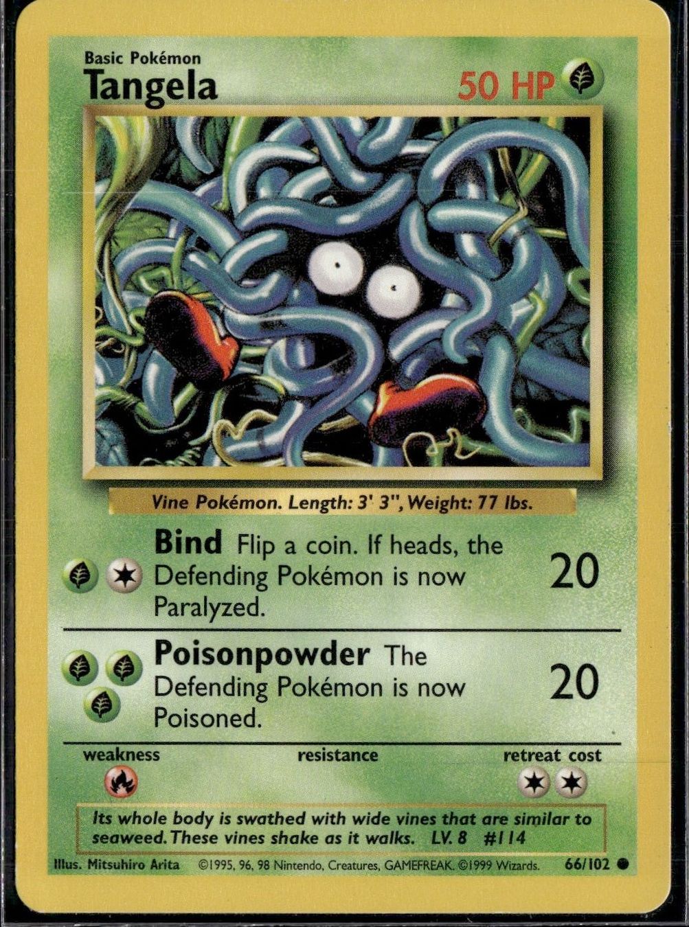 Pokémon Carte collezionabili: Tangla Base set 66/102 – Usato da Zürich venduto da pokemon_cards