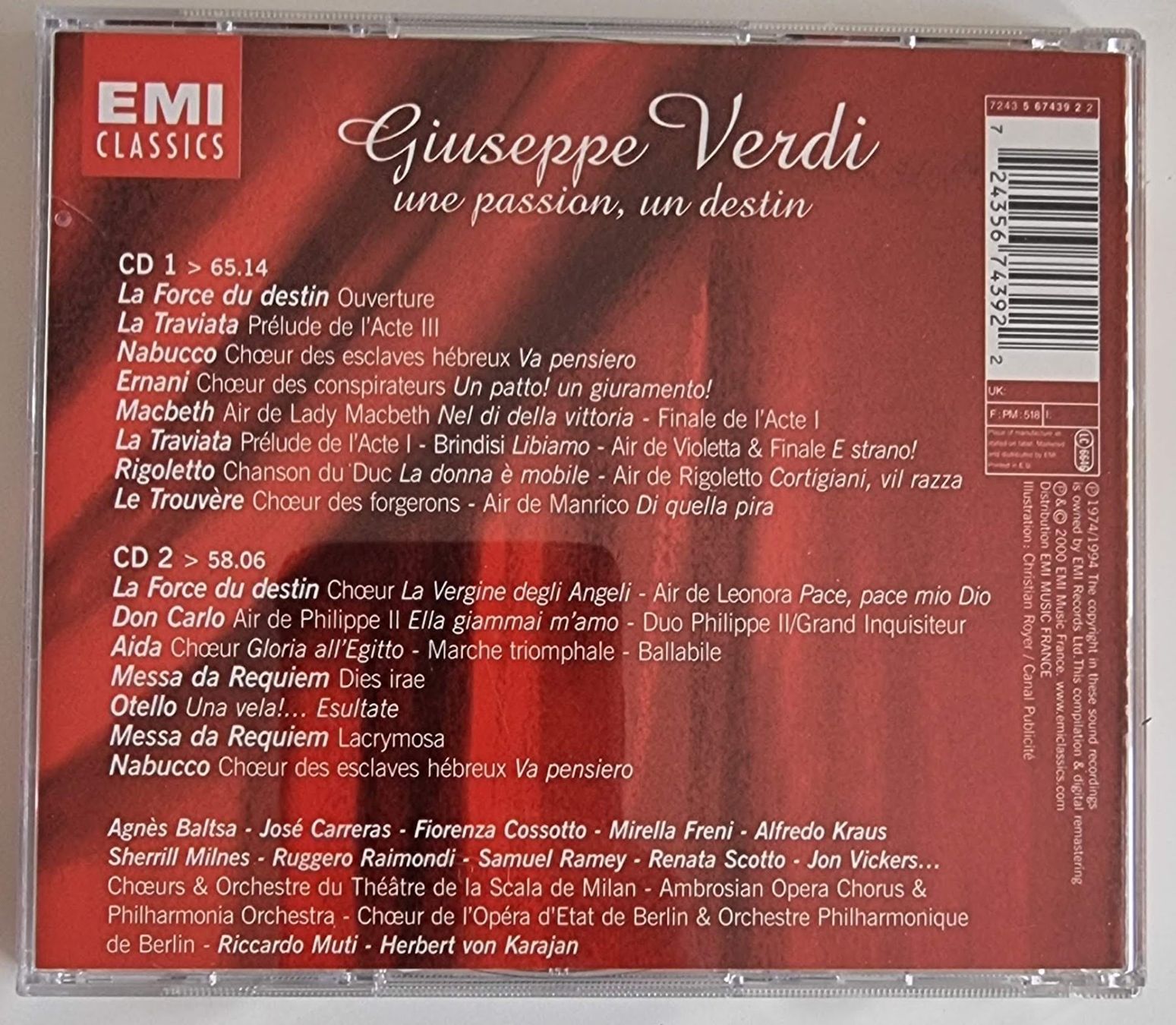 CD: Verdi: Une Passion, un Destin - Double CD – Usato da La Tour-de-Peilz venduto da Resize 1