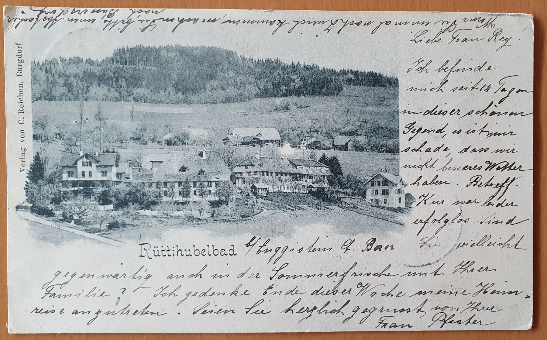 Cartoline postali: Rüttihubelbad 1901 – Usato da Kreuzlingen venduto da Rschweiz1