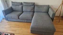 Canapé gris IKEA VIMLE 3 places avec méridienne