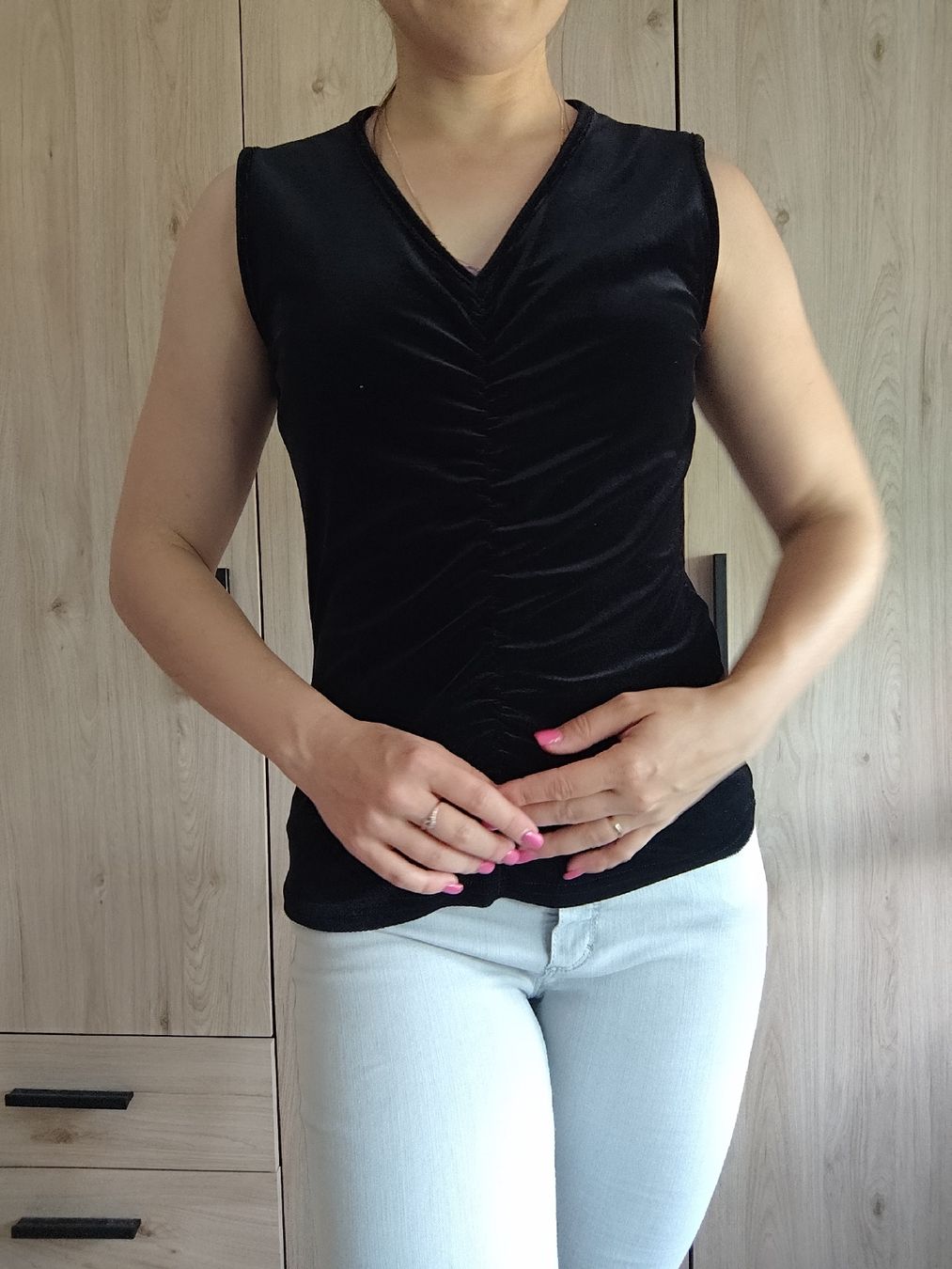 Tops: Black Velvet Top Size S Canda – D'occasion à Mägenwil par VintageGirly 1