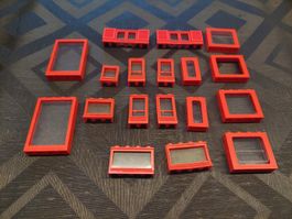 Lego rote Fenster