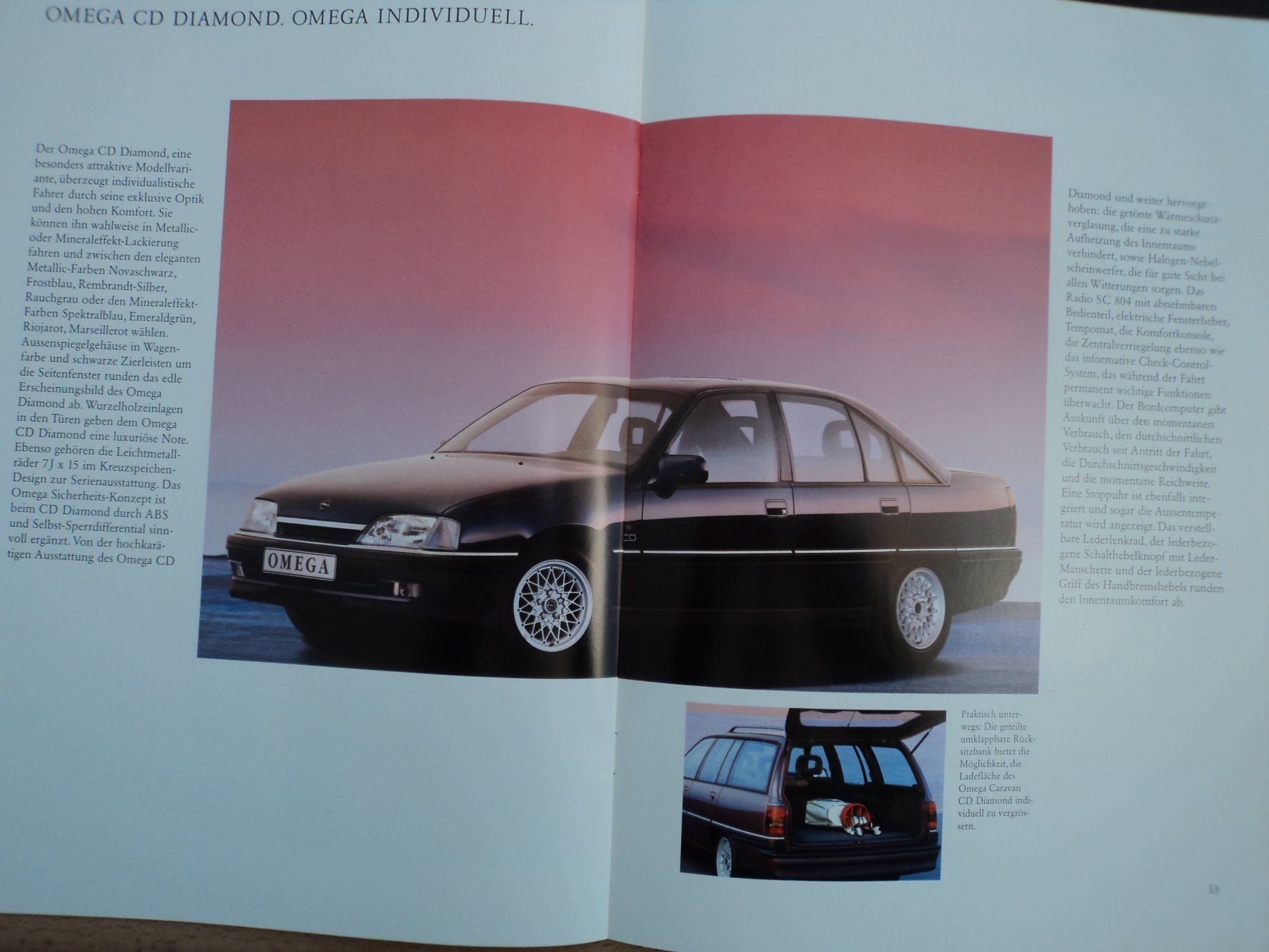 Opel Documenti: Prospekt Opel Omega 1992 – Usato da Schwarzenburg venduto da modelCARama 5