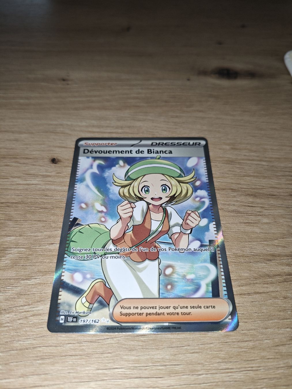 Pokémon Carte collezionabili: Dévouement de Bianca Full Art FR 197/162 – Nuovo e nell'imballaggio originale da Develier venduto da Ant_ckl5 1