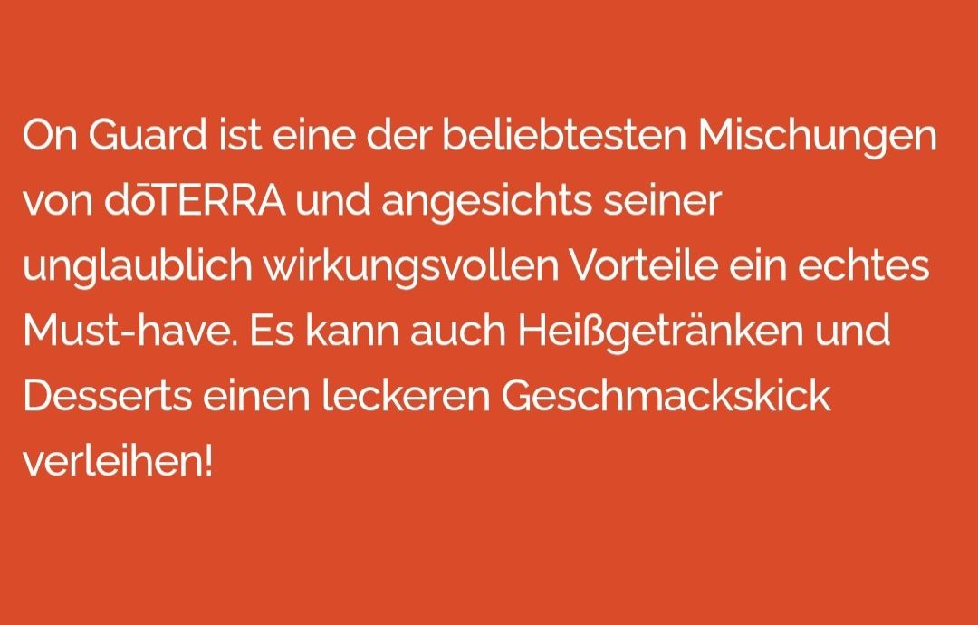 Doterra Oli essenziali: Dõterra On Guard Öl – Nuovo e nell'imballaggio originale da Lyss venduto da Infinia 1