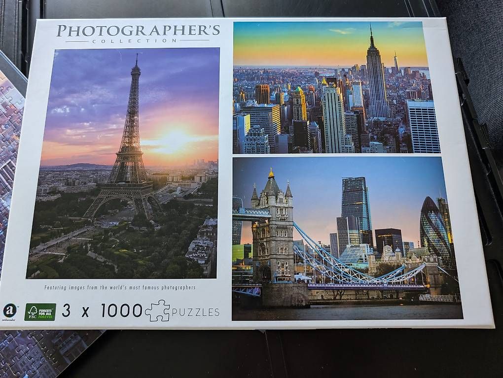 Puzzle: Photographers Collection - 3x 1000 Teile – Usato da Konolfingen venduto da Honey870