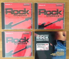 4 x CD Rock Songs mit 6 CDs