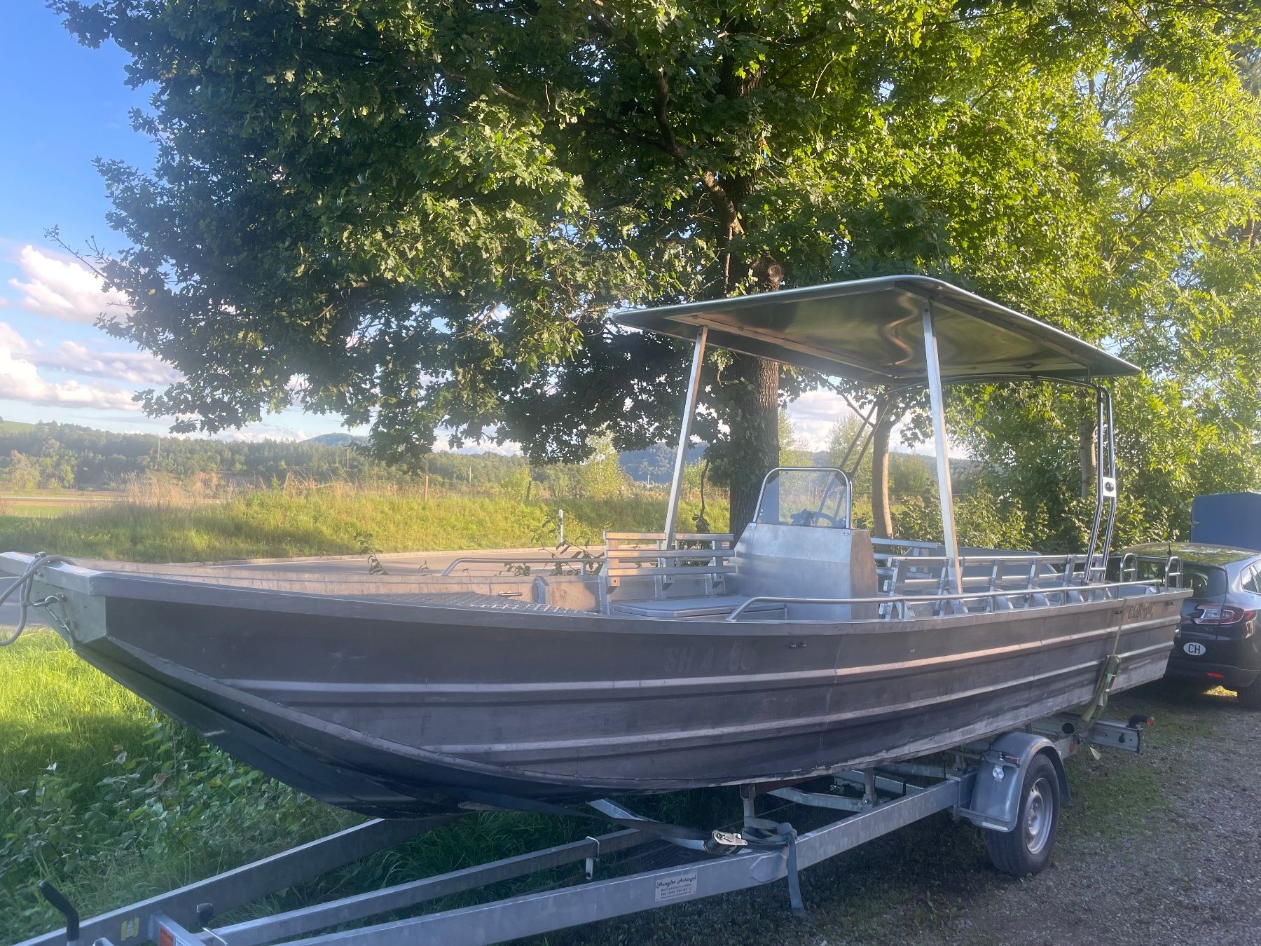 Gropp Barche: Aluminium Weidling  Gropp Motorboot verfügbar – Usato da Bachenbülach venduto da Simivk