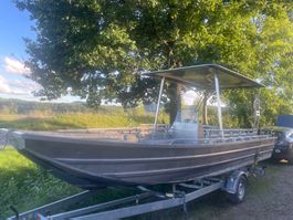 Aluminium Weidling  Gropp Motorboot