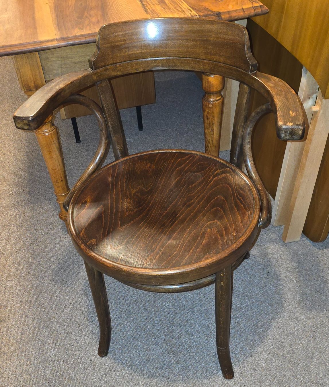 Thonet Sedie: Thonet Armlehnstuhl,  alter Stuhl – Usato da Zürich venduto da Reni8048 5