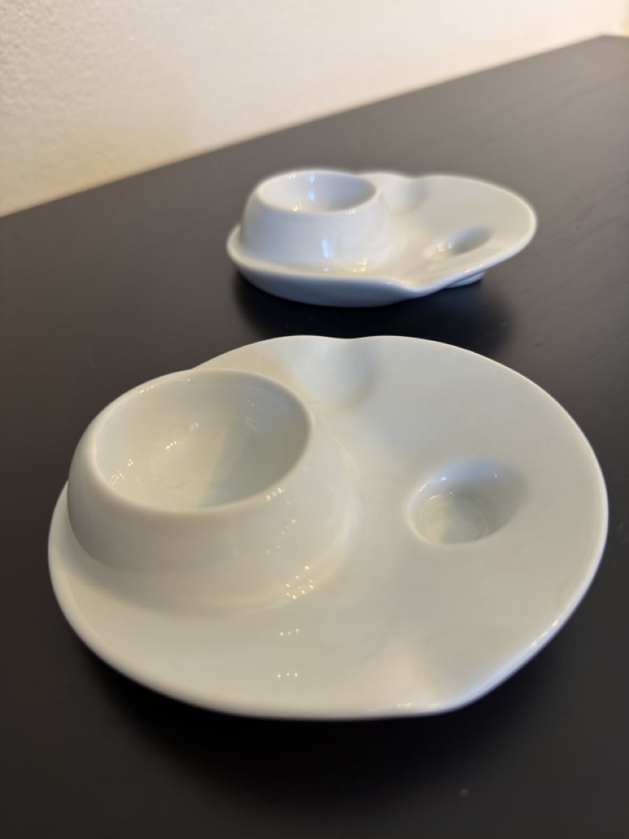 Altre Stoviglie: 2 Eierbecher von Steel Function  – Usato da Widnau venduto da kustercarmen