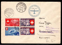 CH - Flugpost - Sonderflug - SF 39.2h - Stempel Frauenfeld