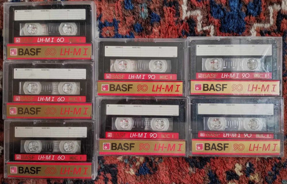 BASF / LH-MI - 7 x cassettes MC (4xC90 + 3xC60) (Gebraucht) in Le Locle ...