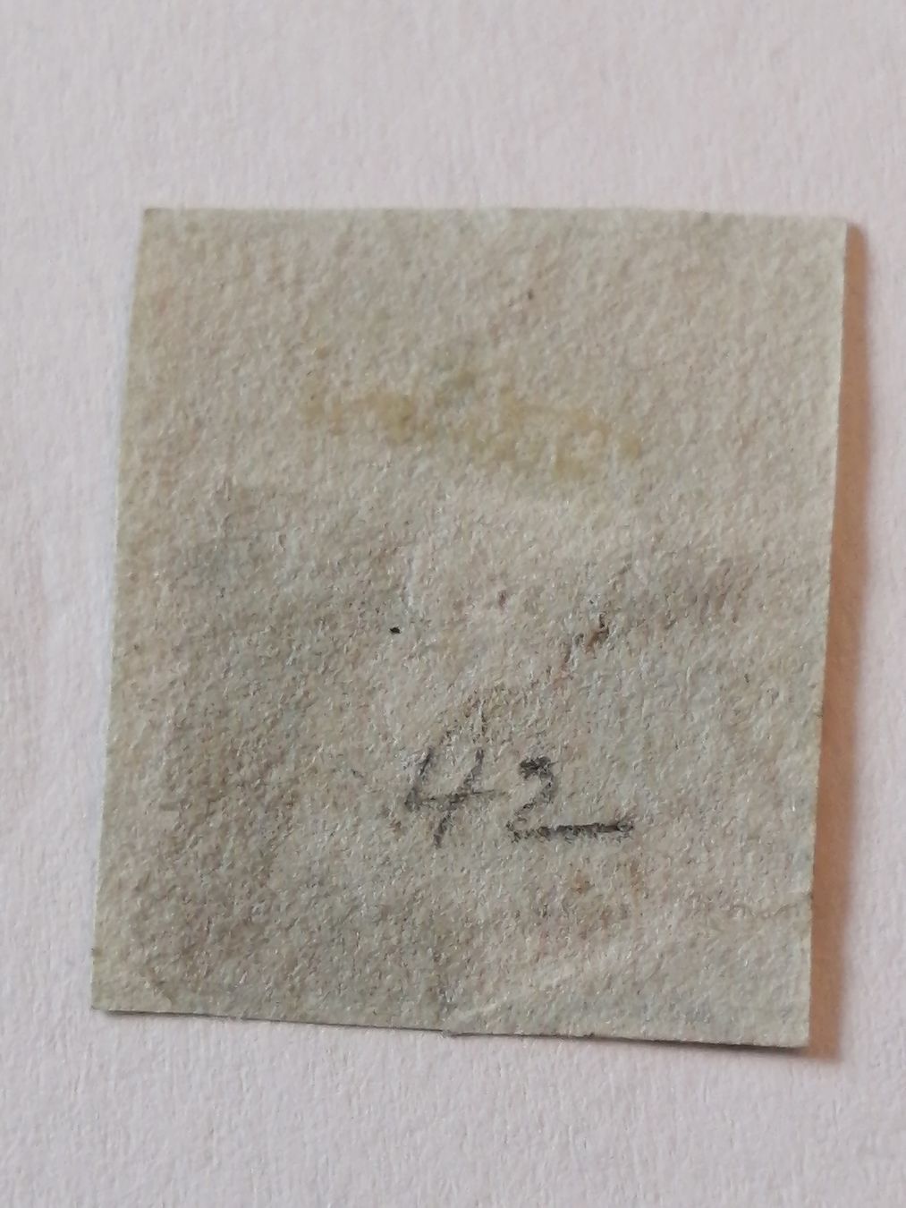 Alle Briefmarken: One Penny Red 1841, Platte 42 – Gebraucht aus Happerswil von tschergi 1