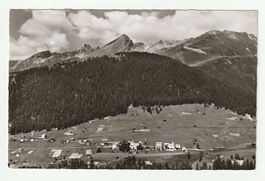Postkarte Wiesen Gegen Wieseneralp und Tiaun