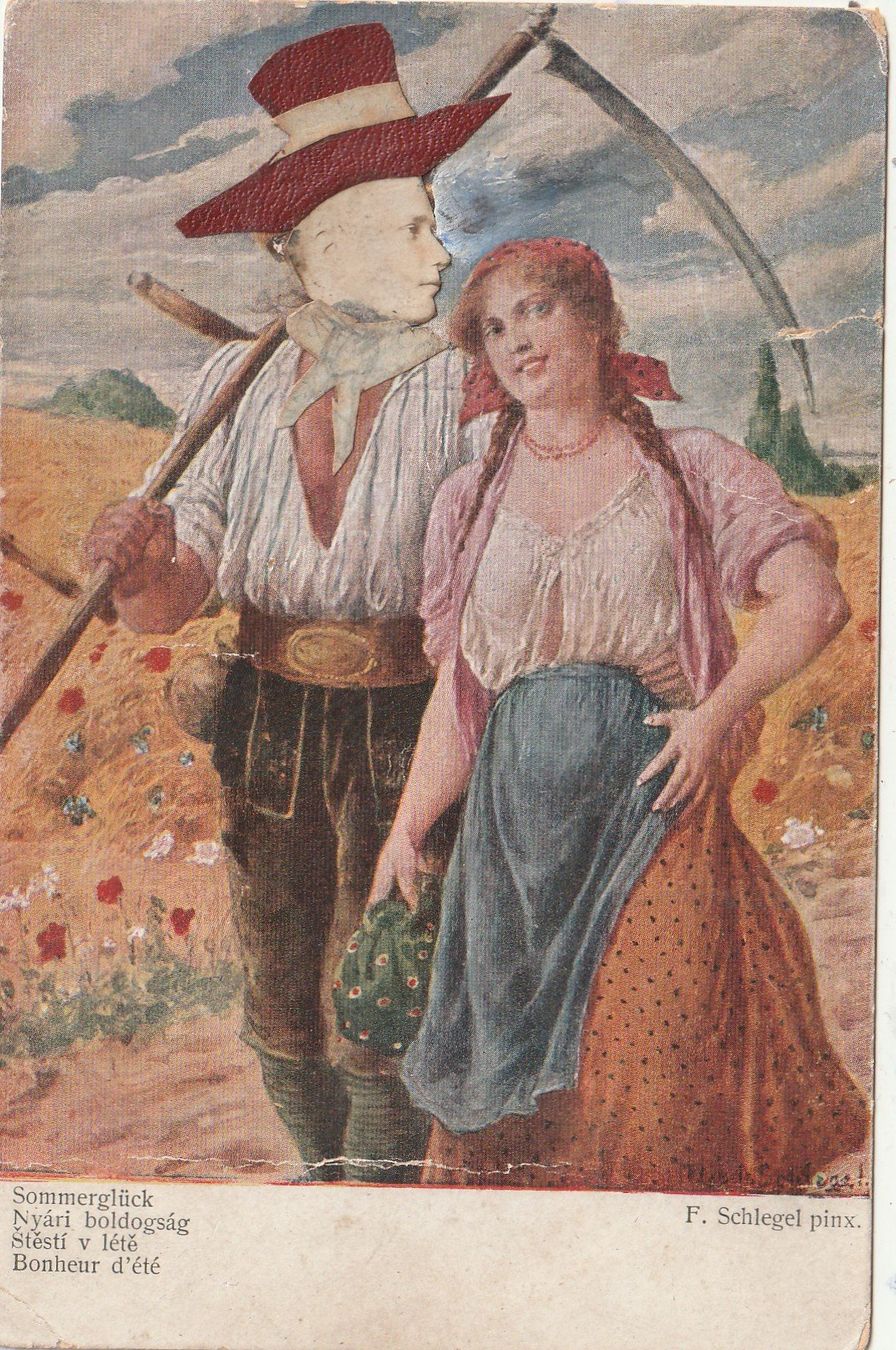 Cartoline postali: Kunstkarte – Usato da Lumbrein venduto da made02