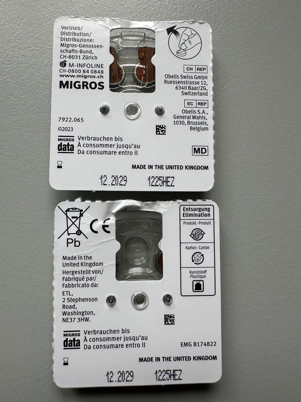 Accus & piles: Hörgerätebatterien 312, Restposten – Neuf (Voir description) à Untersiggenthal par Peki 4