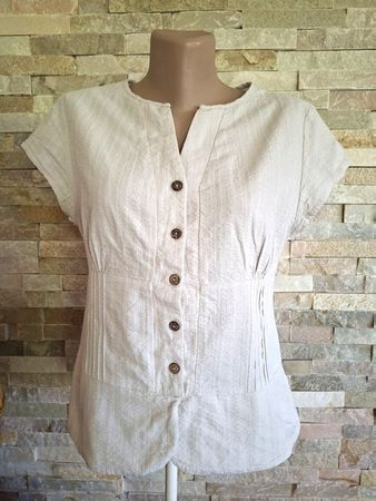 Chemisier à manche courte -THE EARTH- coton– Taille S