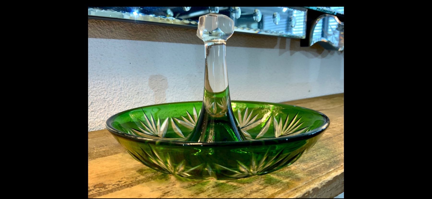 Bicchieri: Schmuckschale, Bleikristall, Jugendstil – Usato da Weggis venduto da Steff125ch 1