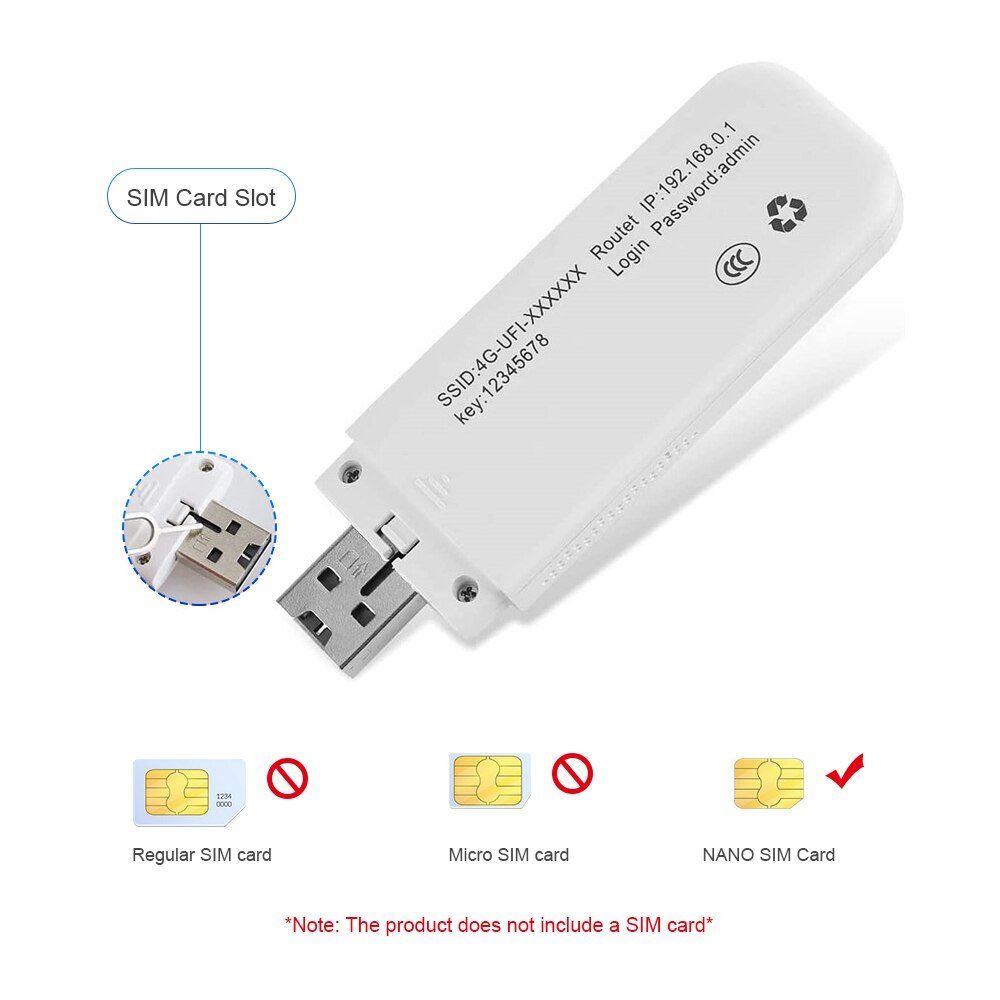 Modem & Router: 4G LTE USB WLAN Router Nano SIM bis 10 Geraete Win Linux – Nuovo e nell'imballaggio originale da Hundwil venduto da Equiply 6