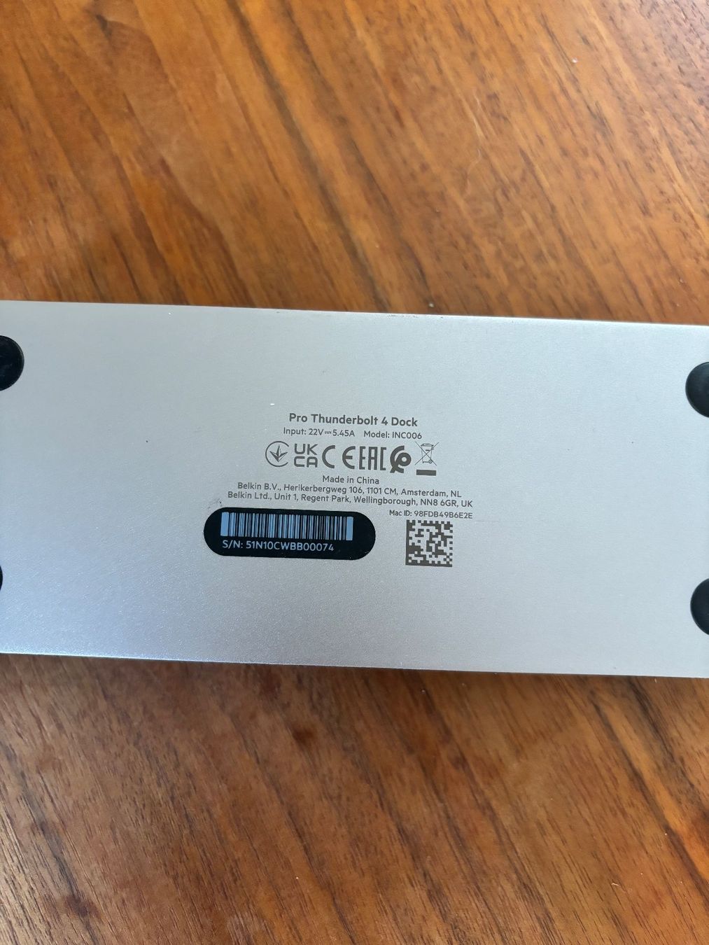 Belkin Docking station: Belkin Pro Thunderbolt 4 Dock – D'occasion à Nidau par kingmigae 1