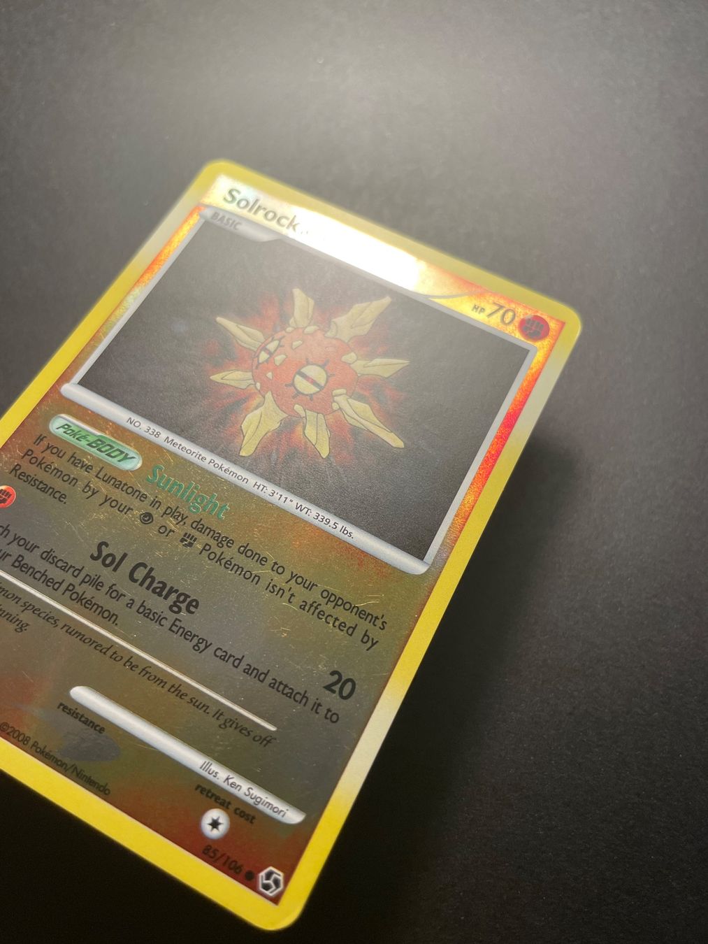 Pokémon Carte collezionabili: Solrock LV.29 Great Encounters 85/106 Reverse Holo – Usato da Zürich venduto da pokemon_cards 1