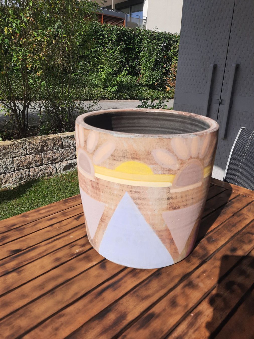 Vasi per fiori: Pflanzentopf-Geburt-handbemalt-Geschenk – Nuovo (secondo la descrizione) da Rothenburg venduto da pascalino91 3