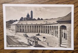Zürich Enge, Tram, Pferdefuhrwerk, Oldtimer