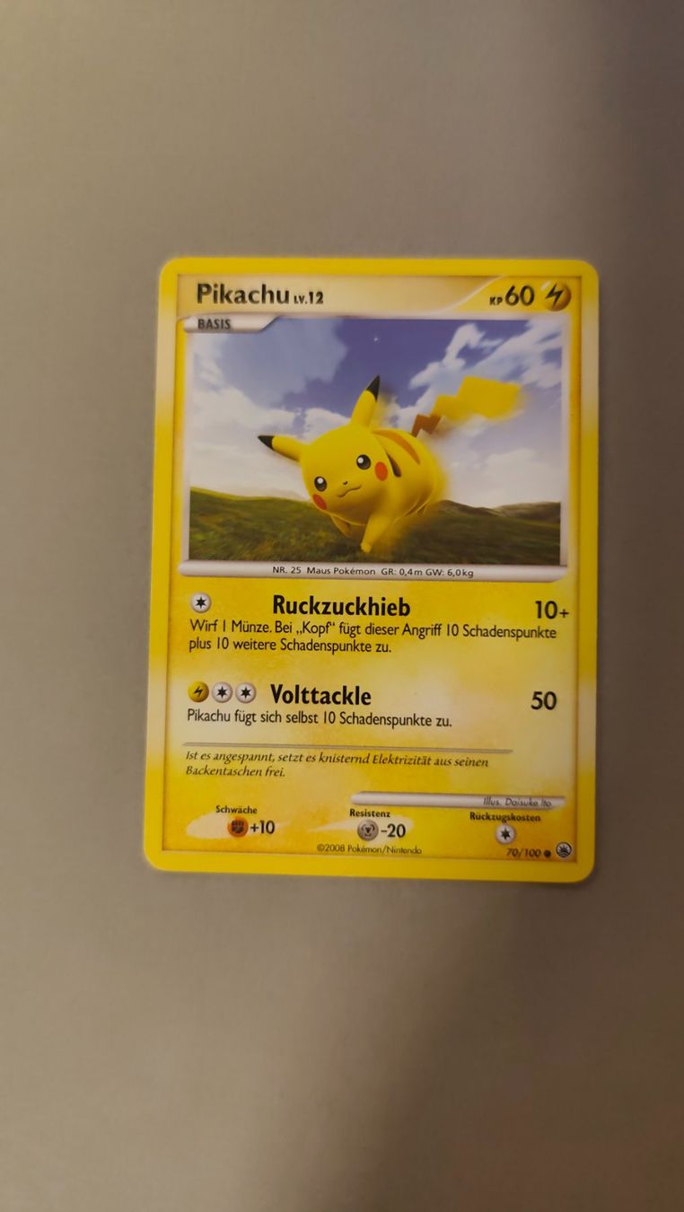 Pokémon Carte collezionabili: Pikachu Lv.12 Majestätischer Morgen – Usato da Kehrsatz venduto da Riyouu