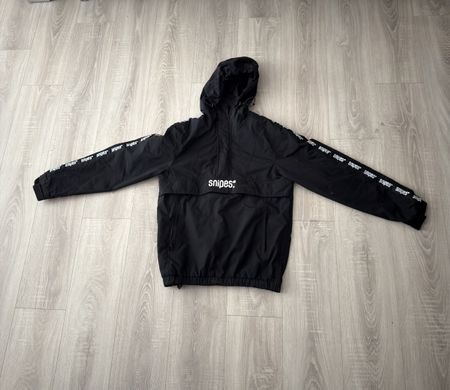 Snipes Anorak Jacke schwarz mit Kapuze Grösse S gebraucht