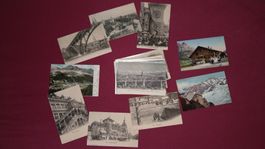 Lot von 55 alten Postkarten aus der Schweiz