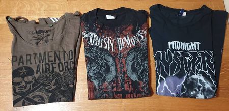 3 coole T-Shirts Gr. M Herren