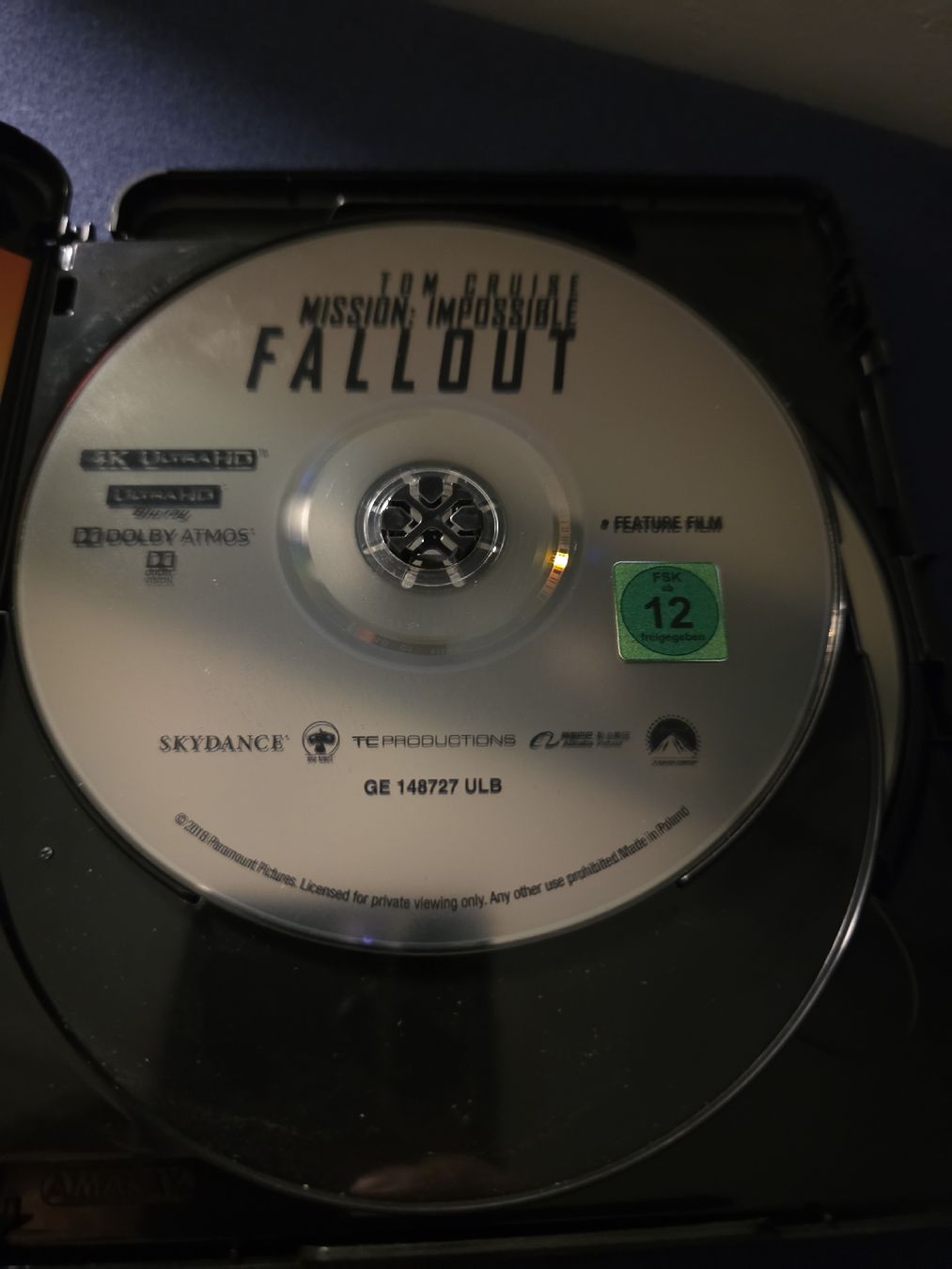 Tutti i DVDs: Mission Impossible : Fallout - 4K UltraHD + Blu-ray  – Usato da Ellikon a d Thur venduto da razzorblog 2