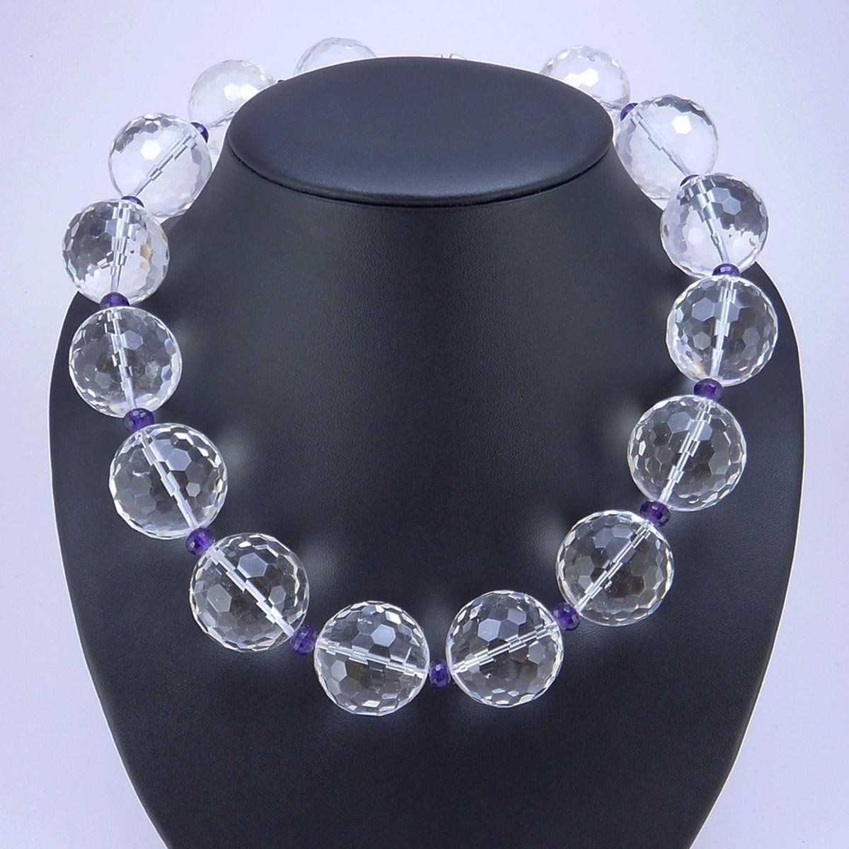 Catenine: Bergkristall Halskette facettiert – Nuovo e nell'imballaggio originale da Meilen venduto da Byrd-bijoux