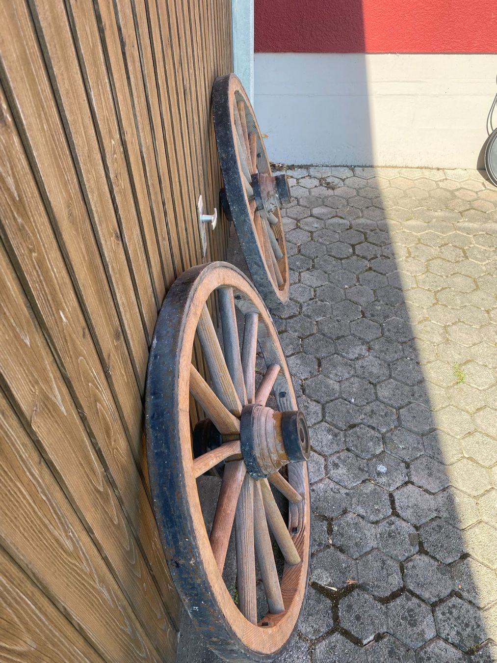 Pneumatici & Ruote complete: Antike Holzräder – Usato da Kriessern venduto da schwedenstahl_fan 4