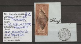 1855 : Nr. 22C im Paar - Unterneuhaus, mit Befund