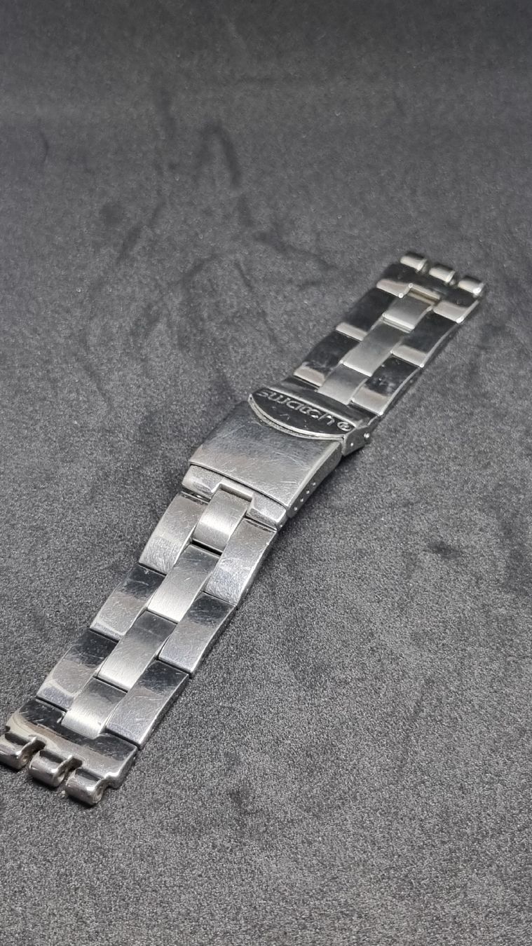 Bracciali & Braccialetti: Bracelet montre Swatch acier boucle deployante. 18mm – Usato da Lausanne 25 venduto da joef99