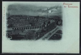 Mondschein-AK Lausanne, Vue générale