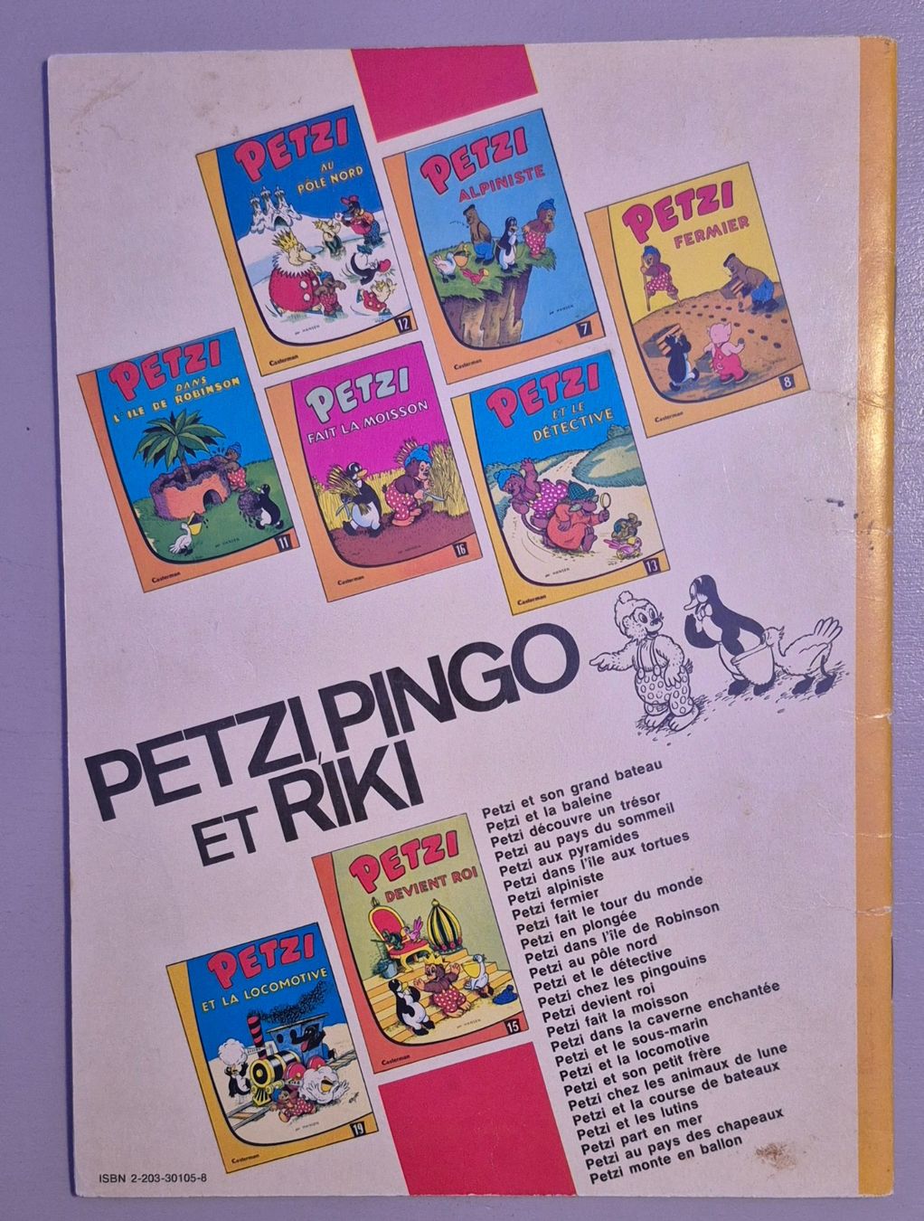 Fumetti: Petzi aux pyramides - tome 5 – Usato da Grand-Lancy venduto da loi_599y 1