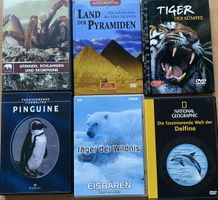 DVD-Set Naturdokumentationen 6 Stk. neuwertig