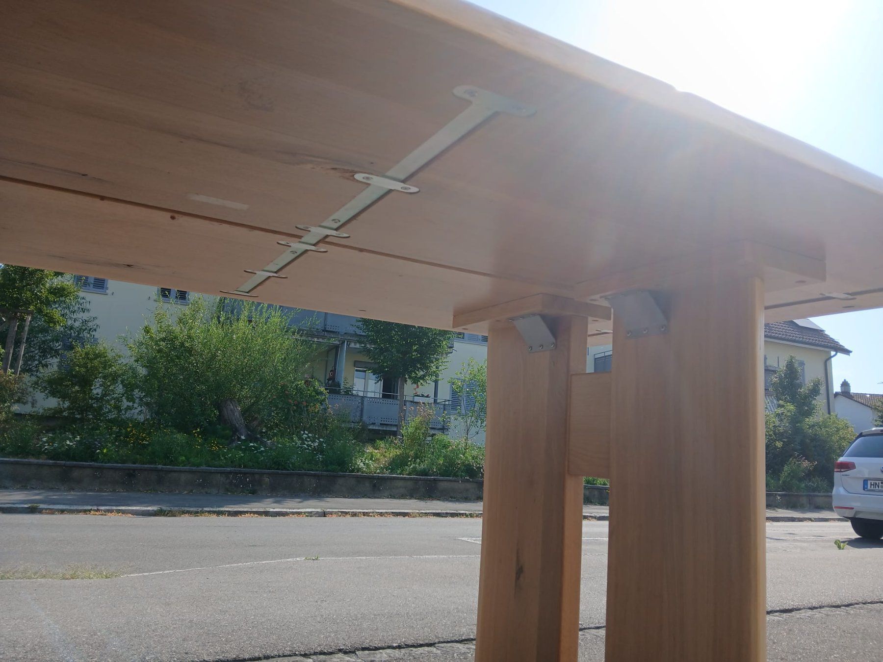 Eichholtz Tische: Massiv Eichentisch – Gebraucht aus Bern von Alea6892 5